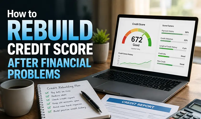How to Rebuild a Credit Score After Financial Problems