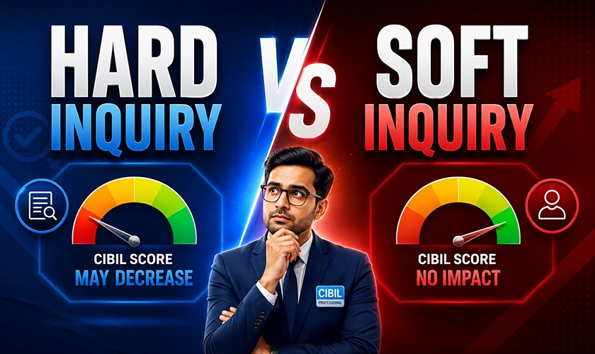 Hard Inquiry vs Soft Inquiry: Difference and Impact on CIBIL Score