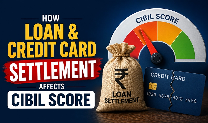 How Loan and Credit Card Settlement Affects CIBIL Score