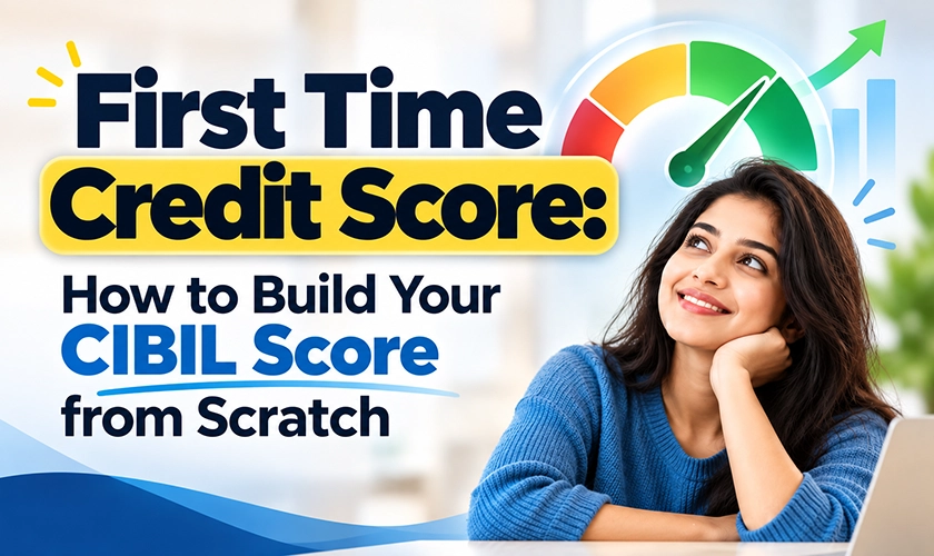 First Time Credit Score: How to Build Your CIBIL Score from Scratch