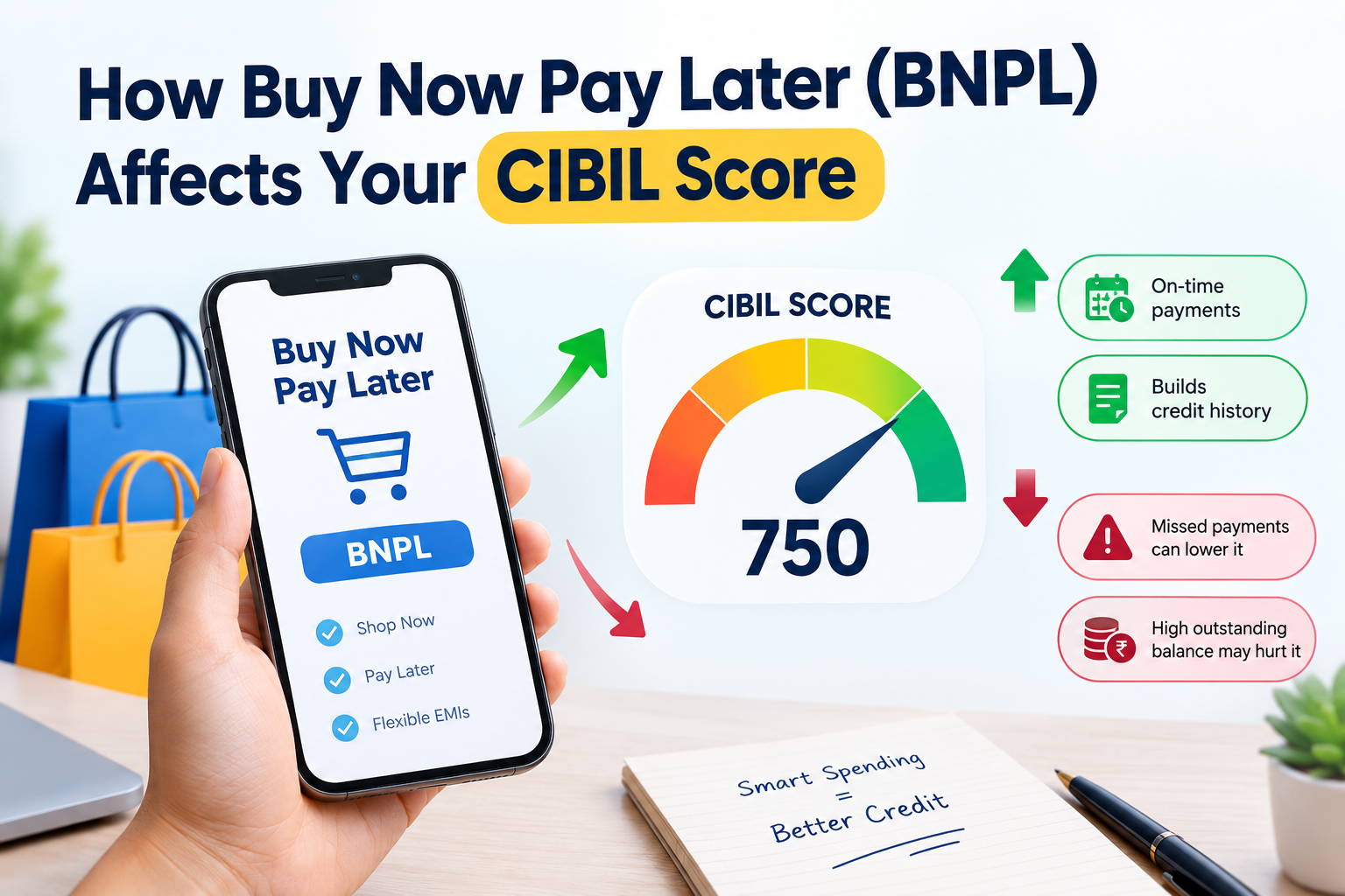 How Buy Now Pay Later (BNPL) Affects Your CIBIL Score
