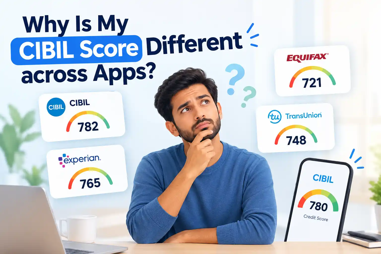 Why Is My CIBIL Score Different across Apps?